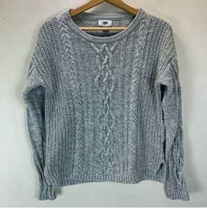 Old Navy Womens Cable Knit Pullover Sweater